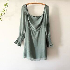 Aritzia‎ Emmylou Green Mini Dress 8